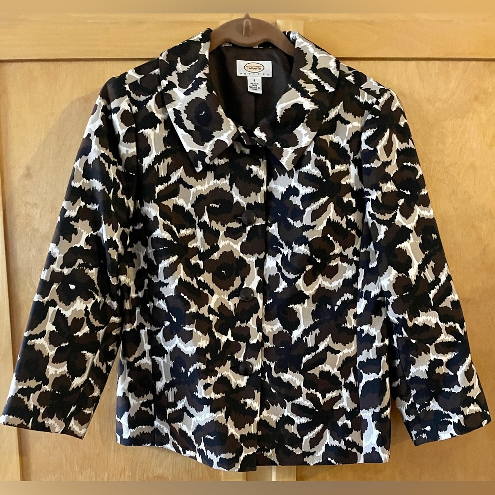 Silk/Wool Printed Suit Jacket
